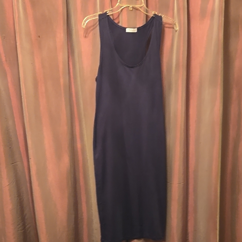 NWOT-Blue Sleeveless Chemise with Scoop Neckline XL